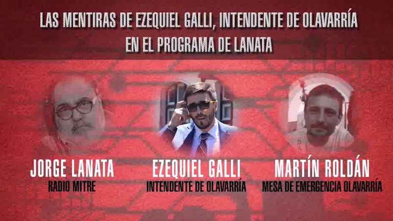 Con un video, la Mesa de Emergencia sali a desmentir a Galli